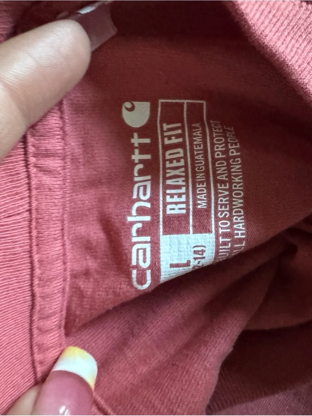 Carhartt Pocket Crew Neck T-Shirt - Dusty Rose